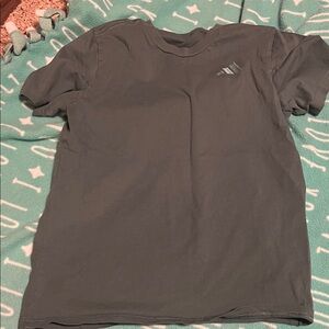 adidas dark green Short-Sleeve Crewneck Tee with Logo